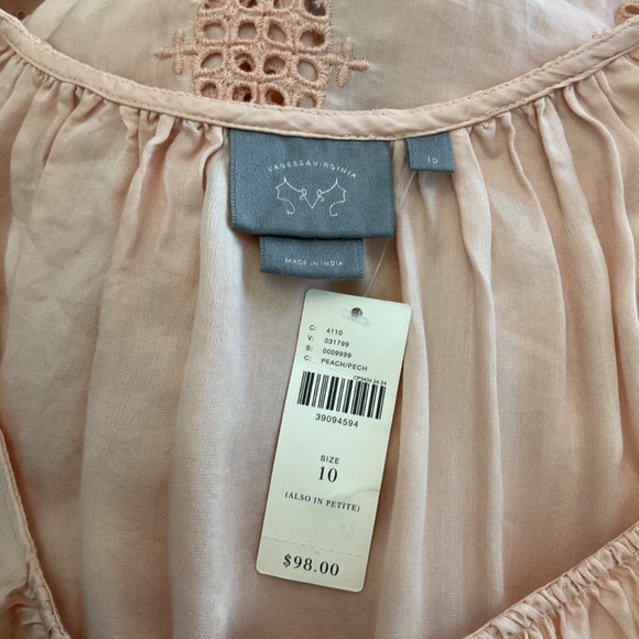 NWT Anthropologie Sadie Swing Top eyelet scoop neck layer tank camisole size 10 - Picture 14 of 16